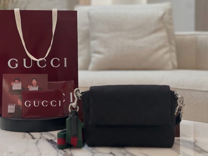 구찌 스몰 GG 크로스바디 백 웹 블랙 821617 레플리카 미러급 SA급 S급 고퀄리티 최상급 하이엔드 가방 [남성여성공용] 2