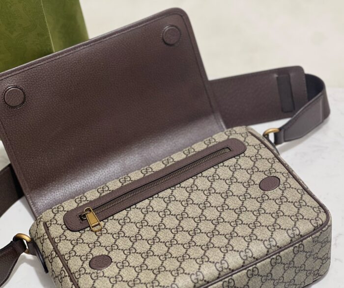 구찌 오피디아 미디움 메신저백 베이지 에보니 761741 레플리카 미러급 SA급 S급 고퀄리티 최상급 하이엔드 가방 [남성여성공용] 6