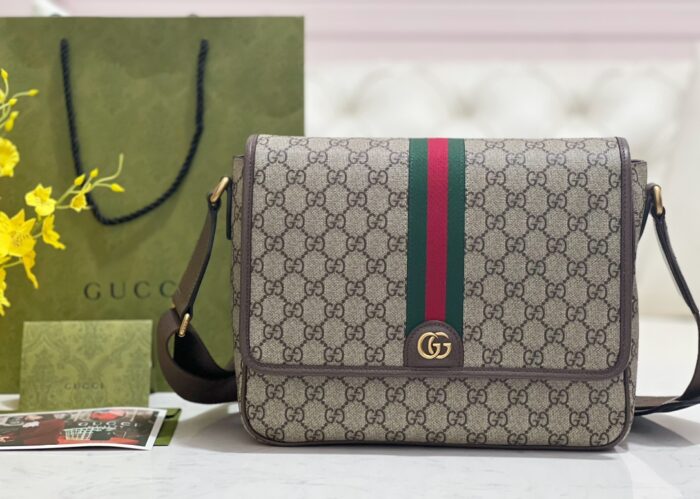 구찌 오피디아 미디움 메신저백 베이지 에보니 761741 레플리카 미러급 SA급 S급 고퀄리티 최상급 하이엔드 가방 [남성여성공용]