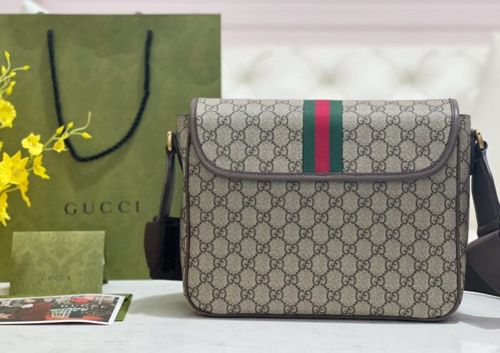 구찌 오피디아 미디움 메신저백 베이지 에보니 761741 레플리카 미러급 SA급 S급 고퀄리티 최상급 하이엔드 가방 [남성여성공용] 2