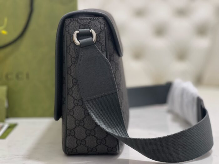 구찌 오피디아 미디움 메신저백 그레이 블랙 슈프림 텐더 761741 레플리카 미러급 SA급 S급 고퀄리티 최상급 하이엔드 가방 [남성여성공용] 4