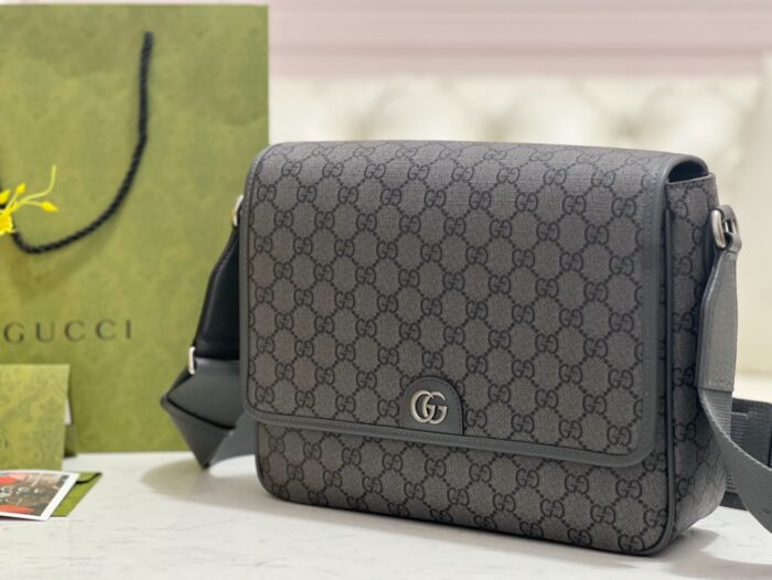 구찌 오피디아 미디움 메신저백 그레이 블랙 슈프림 텐더 761741 레플리카 미러급 SA급 S급 고퀄리티 최상급 하이엔드 가방 [남성여성공용] 5