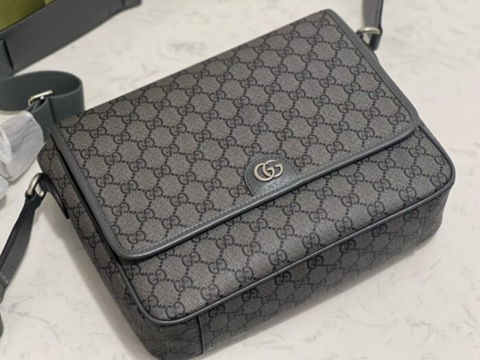 구찌 오피디아 미디움 메신저백 그레이 블랙 슈프림 텐더 761741 레플리카 미러급 SA급 S급 고퀄리티 최상급 하이엔드 가방 [남성여성공용] 7