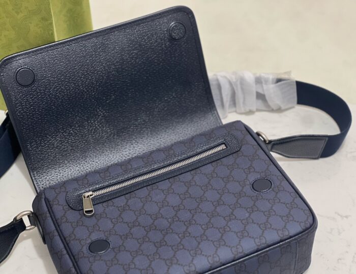 구찌 오피디아 미디움 메신저백 그블루 블랙 슈프림 텐더 761741 레플리카 미러급 SA급 S급 고퀄리티 최상급 하이엔드 가방 [남성여성공용] 8