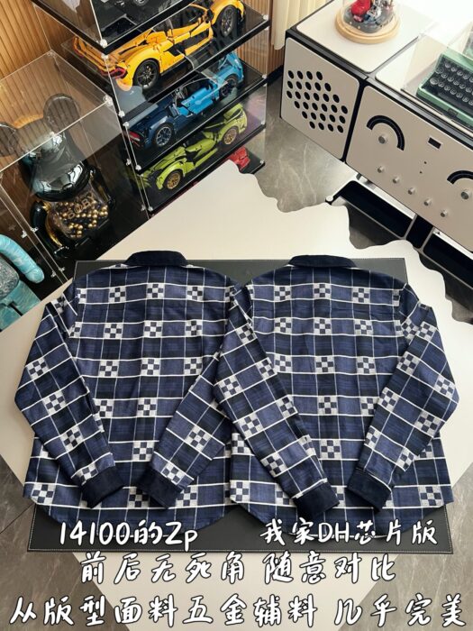 루이비통 다미에 프란넬 코튼 긴팔 셔츠 1AJC28 레플리카 미러급 SA급 S급 고퀄리티 하이엔드 최상급 의류 [남성여성공용] 4