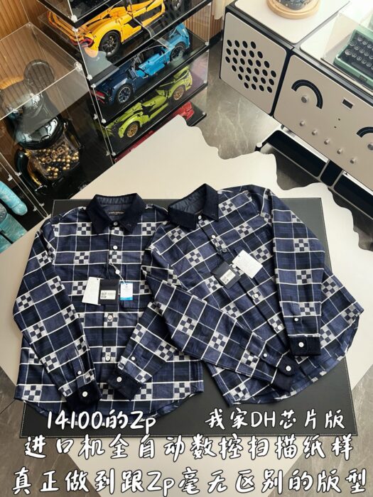 루이비통 다미에 프란넬 코튼 긴팔 셔츠 1AJC28 레플리카 미러급 SA급 S급 고퀄리티 하이엔드 최상급 의류 [남성여성공용] 5