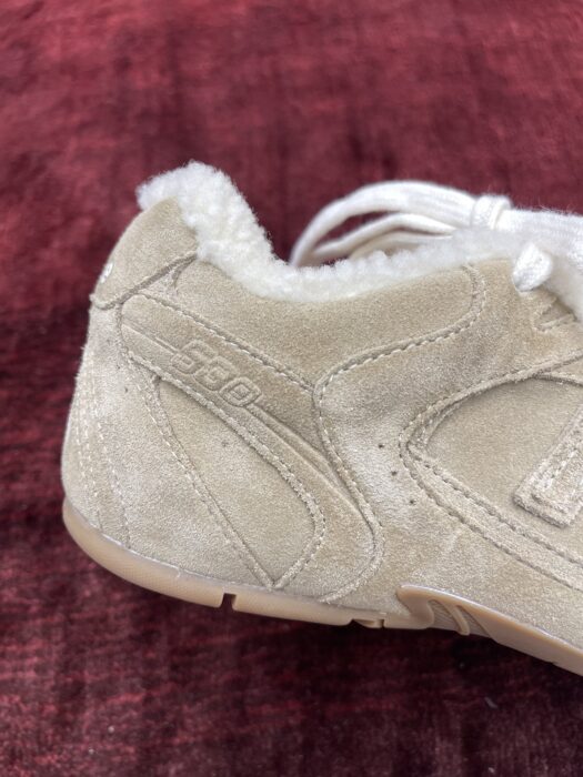 뉴발란스 x 미우미우 530 SL 블리치드 레더 스니커즈 에크루 레플리카 미러급 SA급 S급 고퀄리티 최상급 하이엔드 신발 [여성] 13