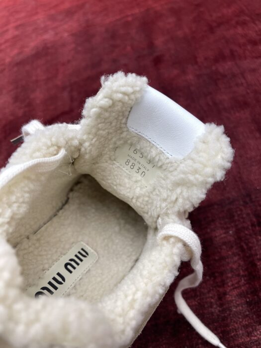 뉴발란스 x 미우미우 530 SL 블리치드 레더 스니커즈 에크루 레플리카 미러급 SA급 S급 고퀄리티 최상급 하이엔드 신발 [여성] 12