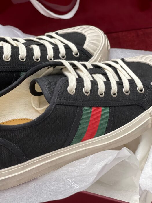 구찌 리도 캔버스 스니커즈 블랙 남성용 레플리카 미러급 SA급 S급 고퀄리티 최상급 하이엔드 신발 [남성] 8