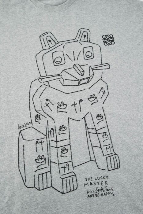 로에베 고양이 프린트 긴팔티 그레이 레플리카 미러급 SA급 S급 고퀄리티 하이엔드 최상급 의류 [남성여성공용] 8