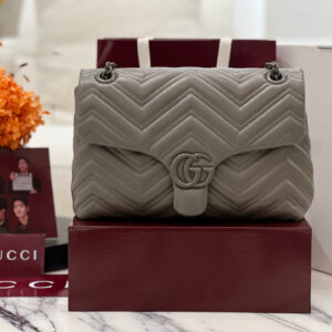 구찌 GG 마몽 미디엄 숄더백 다크 베이지 850676 레플리카 미러급 SA급 S급 고퀄리티 최상급 하이엔드 가방 [여성]