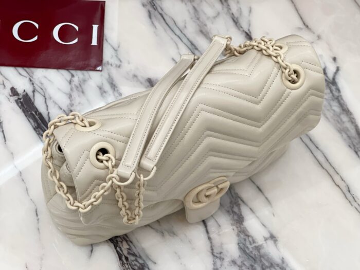 구찌 GG 마몽 미디엄 숄더백 아이보리 850676 레플리카 미러급 SA급 S급 고퀄리티 최상급 하이엔드 가방 [여성] 7