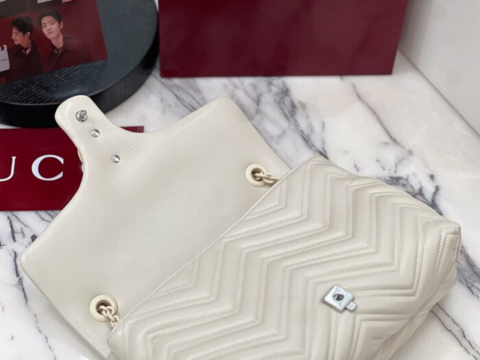 구찌 GG 마몽 미디엄 숄더백 아이보리 850676 레플리카 미러급 SA급 S급 고퀄리티 최상급 하이엔드 가방 [여성] 8