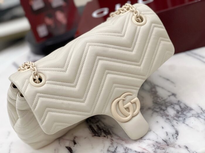 구찌 GG 마몽 미디엄 숄더백 아이보리 850676 레플리카 미러급 SA급 S급 고퀄리티 최상급 하이엔드 가방 [여성] 9