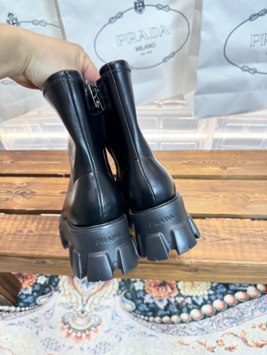 프라다 레더 지퍼 앵클 부츠 블랙 5.5cm 레플리카 미러급 SA급 S급 고퀄리티 최상급 하이엔드 신발 [여성] 6