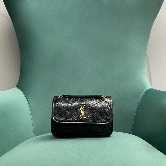 생로랑 빈티지 가죽 소재 NIKI 미니 백 846087 블랙 금장 레플리카 미러급 SA급 S급 고퀄리티 최상급 하이엔드 가방 [여성]