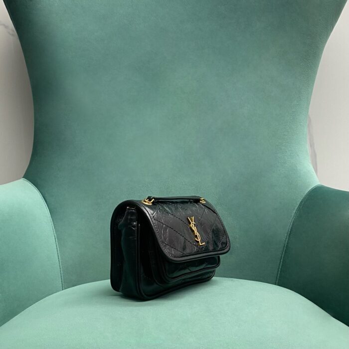 생로랑 빈티지 가죽 소재 NIKI 미니 백 846087 블랙 금장 레플리카 미러급 SA급 S급 고퀄리티 최상급 하이엔드 가방 [여성] 4