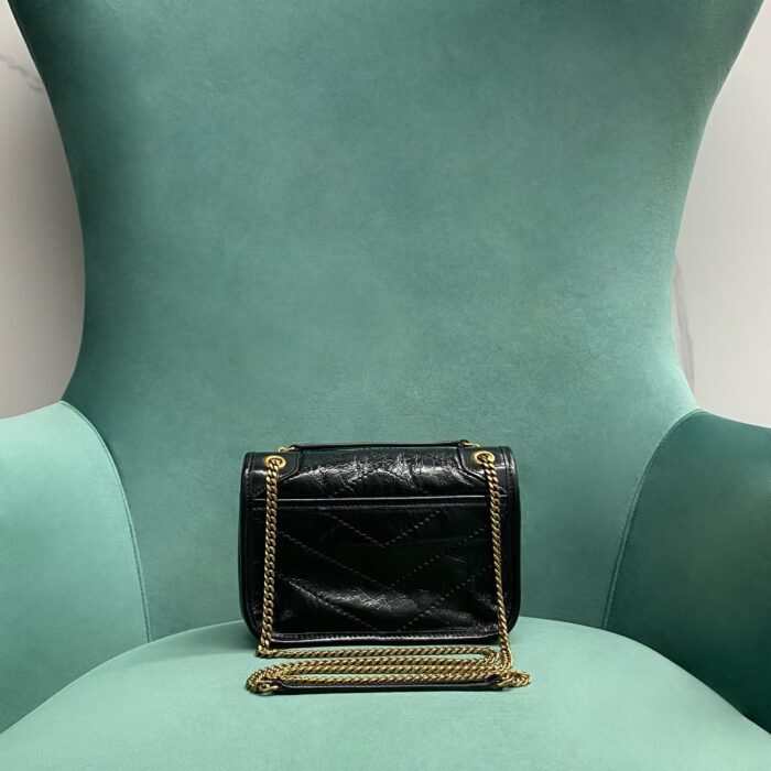 생로랑 빈티지 가죽 소재 NIKI 미니 백 846087 블랙 금장 레플리카 미러급 SA급 S급 고퀄리티 최상급 하이엔드 가방 [여성] 2