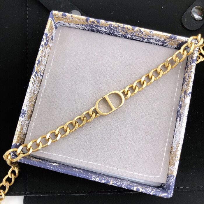디올 CD로고 굵은 체인 목걸이 골드 레플리카 미러급 SA급 S급 고퀄리티 최상급 하이엔드 악세사리 [여성] 5