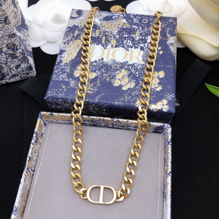 디올 CD로고 굵은 체인 목걸이 골드 레플리카 미러급 SA급 S급 고퀄리티 최상급 하이엔드 악세사리 [여성] 3
