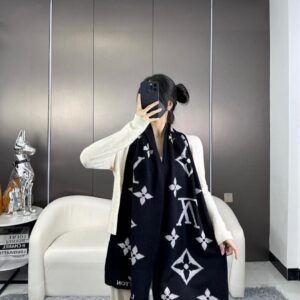루이비통 빈티지 모노그램 캐시미어 스카프 블랙 레플리카 미러급 SA급 S급 고퀄리티 최상급 하이엔드 [남성여성공용]