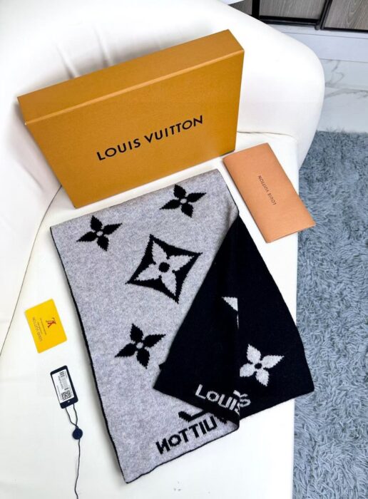 루이비통 빈티지 모노그램 캐시미어 스카프 블랙 레플리카 미러급 SA급 S급 고퀄리티 최상급 하이엔드 [남성여성공용] 6
