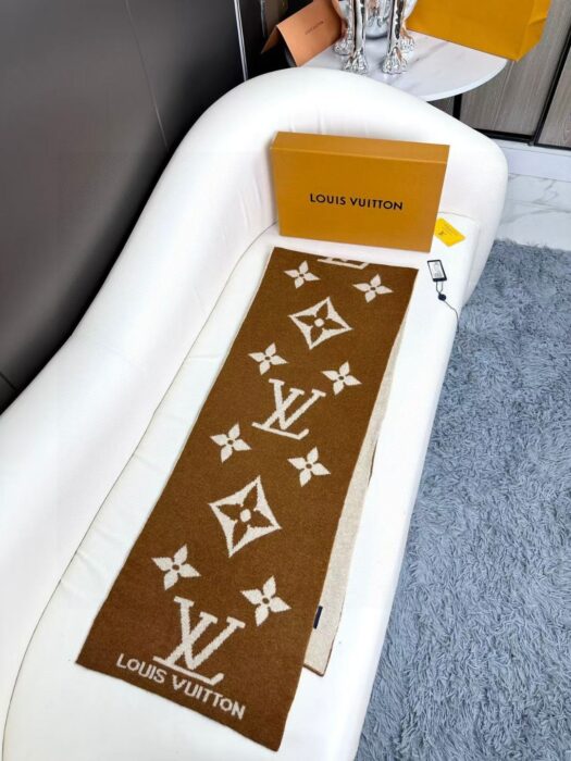 루이비통 빈티지 모노그램 캐시미어 스카프 브라운 레플리카 미러급 SA급 S급 고퀄리티 최상급 하이엔드 [남성여성공용] 3