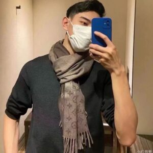 루이비통 캐시미어 모노그램 태슬 스카프 브라운 레플리카 미러급 SA급 S급 고퀄리티 최상급 하이엔드 [남성여성공용]