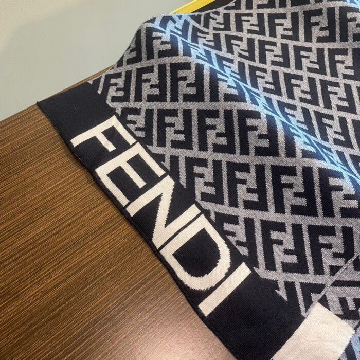 펜디 올 오버 FF로고 모노그램 스카프 블랙 레플리카 미러급 SA급 S급 고퀄리티 최상급 하이엔드 [남성여성공용] 7