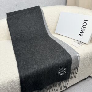 로에베 베이직 로고 태슬 스카프 그레이 캐시미어 50% 양털 50% 레플리카 미러급 SA급 S급 고퀄리티 최상급 하이엔드 [남성여성공용]