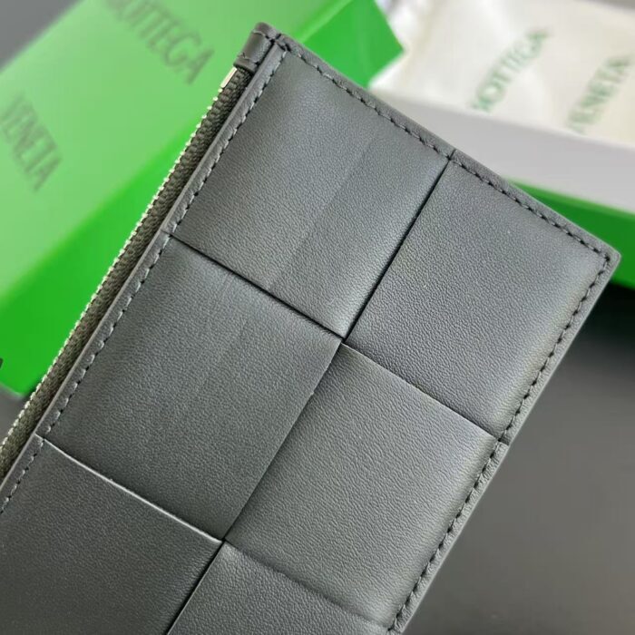 보테가베네타 맥시 인트레치아토 지퍼 카드지갑 679843 다크 그레이 레플리카 미러급 SA급 S급 고퀄리티 최상급 하이엔드 지갑 [남성여성공용] 7