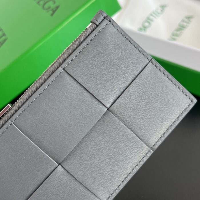 보테가베네타 맥시 인트레치아토 지퍼 카드지갑 679843 라이트 그레이 레플리카 미러급 SA급 S급 고퀄리티 최상급 하이엔드 지갑 [남성여성공용] 6