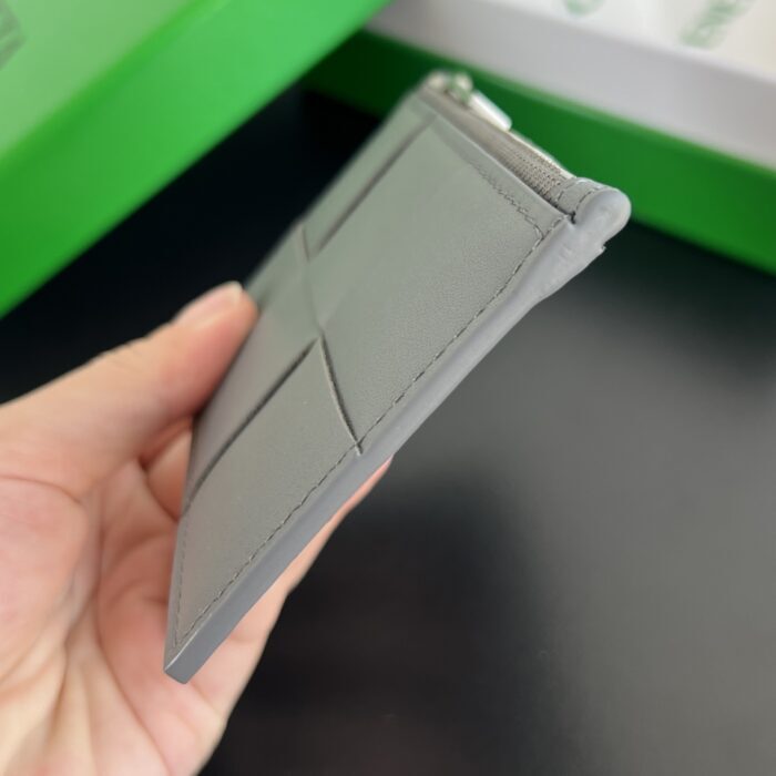 보테가베네타 맥시 인트레치아토 지퍼 카드지갑 679843 라이트 그레이 레플리카 미러급 SA급 S급 고퀄리티 최상급 하이엔드 지갑 [남성여성공용] 7