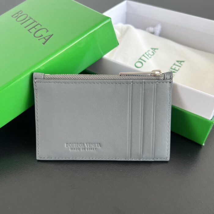 보테가베네타 맥시 인트레치아토 지퍼 카드지갑 679843 라이트 그레이 레플리카 미러급 SA급 S급 고퀄리티 최상급 하이엔드 지갑 [남성여성공용] 2