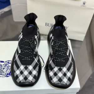버버리 체크 니트 넵튠 스니커즈 샌드 블랙 남성용 레플리카 미러급 SA급 S급 고퀄리티 최상급 하이엔드 신발 [남성]