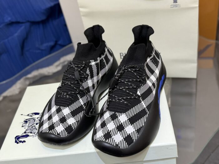 버버리 체크 니트 넵튠 스니커즈 샌드 블랙 남성용 레플리카 미러급 SA급 S급 고퀄리티 최상급 하이엔드 신발 [남성] 5