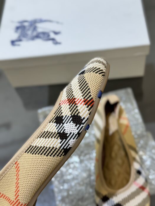 버버리 체크 베이비 발레리나 플랫슈즈 베이지 레플리카 미러급 SA급 S급 고퀄리티 최상급 하이엔드 신발 [여성] 6