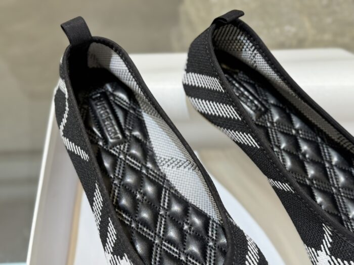 버버리 체크 베이비 발레리나 플랫슈즈 블랙 레플리카 미러급 SA급 S급 고퀄리티 최상급 하이엔드 신발 [여성] 7