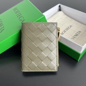 보테가베네타 스몰 인트레치아토 폴더형 지갑 742330 배색 올리브 블루 레플리카 미러급 SA급 S급 고퀄리티 최상급 하이엔드 지갑 [남성여성공용]