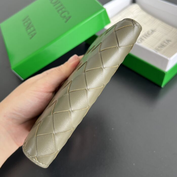 보테가베네타 인트레치아토 반지갑 749940 배색 올리브 블루 레플리카 미러급 SA급 S급 고퀄리티 최상급 하이엔드 지갑 [남성여성공용] 4