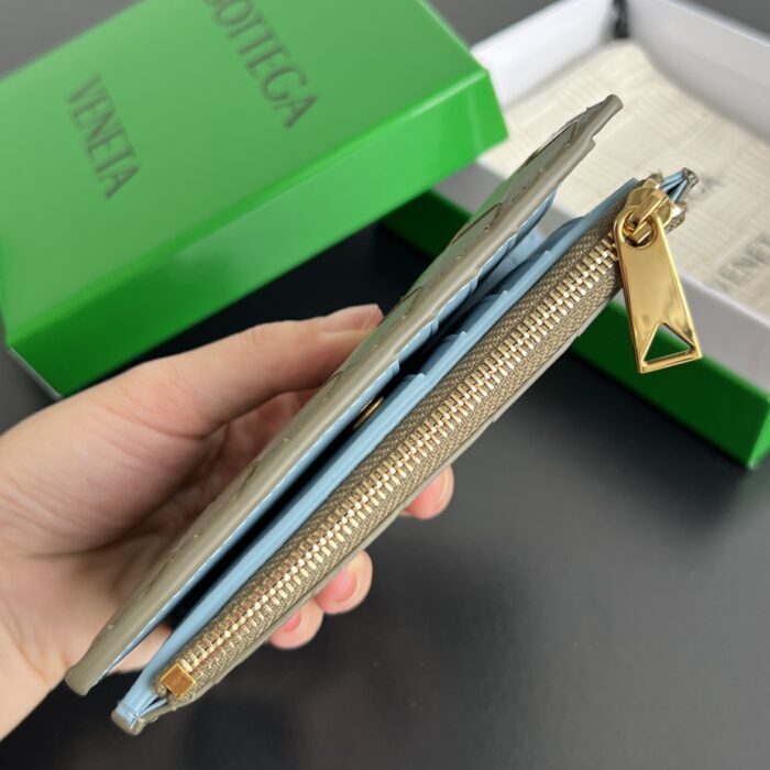 보테가베네타 인트레치아토 반지갑 749940 배색 올리브 블루 레플리카 미러급 SA급 S급 고퀄리티 최상급 하이엔드 지갑 [남성여성공용] 7