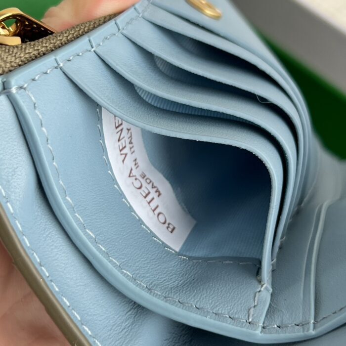 보테가베네타 인트레치아토 반지갑 749940 배색 올리브 블루 레플리카 미러급 SA급 S급 고퀄리티 최상급 하이엔드 지갑 [남성여성공용] 9