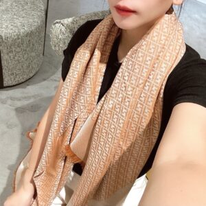 펜디 FF로고 스퀘어 태슬 스카프 오랜지 레플리카 미러급 SA급 S급 고퀄리티 최상급 하이엔드 악세사리 [남성여성공용]