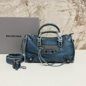 발렌시아가 르 시티 백 데님 블루 레플리카 미러급 SA급 S급 고퀄리티 최상급 하이엔드 가방 [여성]