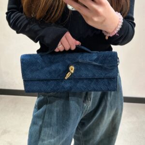 보테가베네타 안디아모 클러치 741511 네이비 블루 스웨이드 레플리카 미러급 SA급 S급 고퀄리티 최상급 하이엔드 가방 [여성]