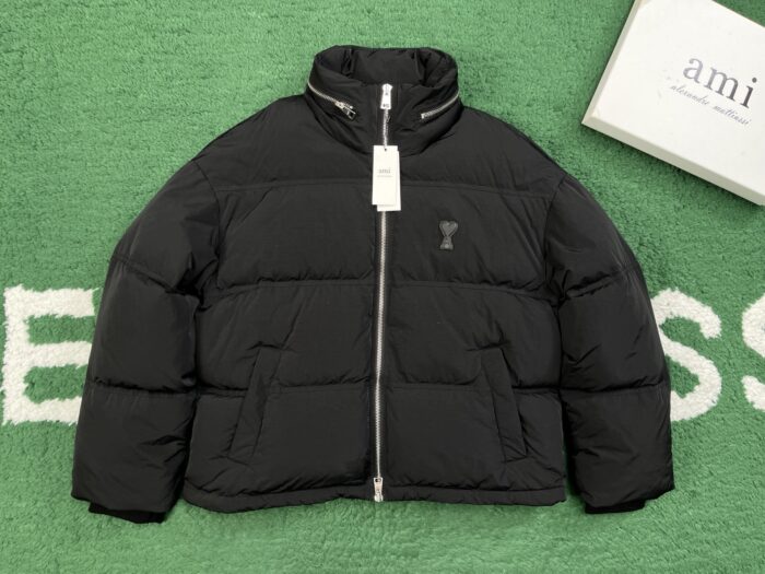아미 DE COEUR 다운 자켓 패딩 블랙 레플리카 미러급 SA급 S급 고퀄리티 하이엔드 최상급 의류 [남성여성공용] 3