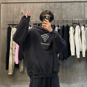 발렌시아가 하트 와이파 후드티 블랙 레플리카 미러급 SA급 S급 고퀄리티 하이엔드 최상급 의류 [남성여성공용]