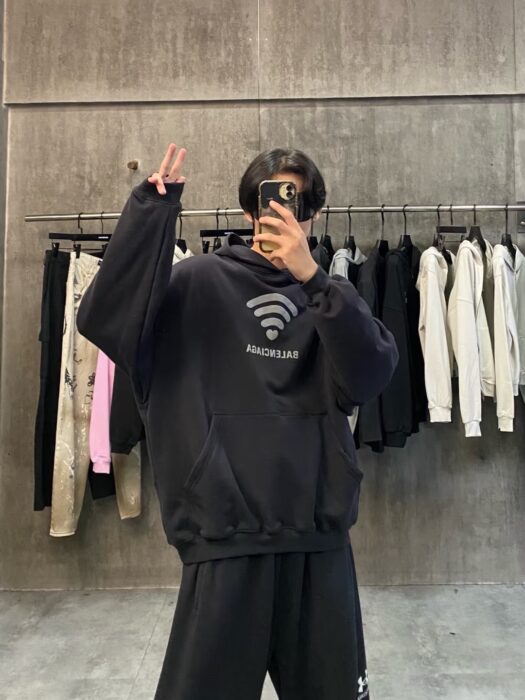 발렌시아가 하트 와이파 후드티 블랙 레플리카 미러급 SA급 S급 고퀄리티 하이엔드 최상급 의류 [남성여성공용]