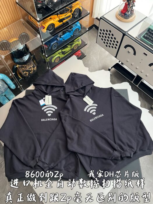 발렌시아가 하트 와이파 후드티 블랙 레플리카 미러급 SA급 S급 고퀄리티 하이엔드 최상급 의류 [남성여성공용] 5