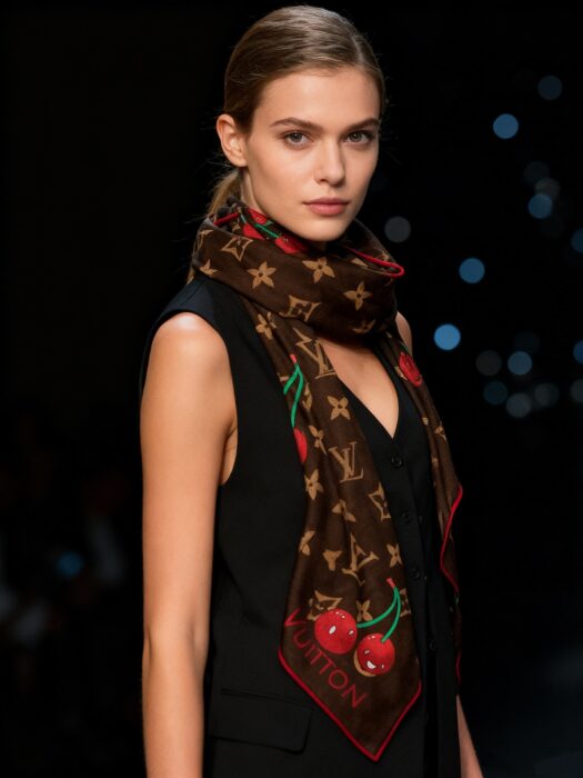 루이비통 X TM 세리즈 모노그램 스퀘어 스카프 캐시미어 레플리카 미러급 SA급 S급 고퀄리티 최상급 하이엔드 [여성]